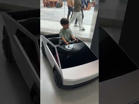 @tesla cybertruck for kids! 🤩😍 #shorts #tesla #cybertruck
