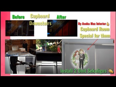 Pembuatan & Instalasi Lemari Kamar | Lemari Bawah Tangga By Asoka max interior