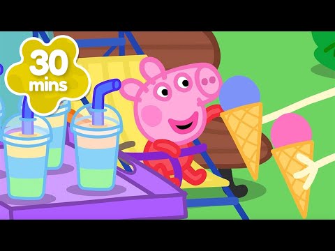 Baby Peppa's FIRST Ice Cream 🍦 EPIC Food FIGHT! 🥤 Peppa Pig Tales Full Episodes | 30 Mins