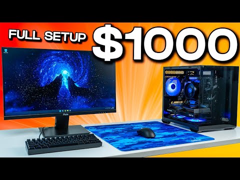 $1000 FULL PC Gaming Setup Guide