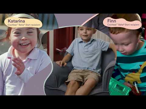 Cochlear™ Baha® Start gir barnet ditt tilgang til hørsel - Finn, Katarina og Cash har Baha® Start