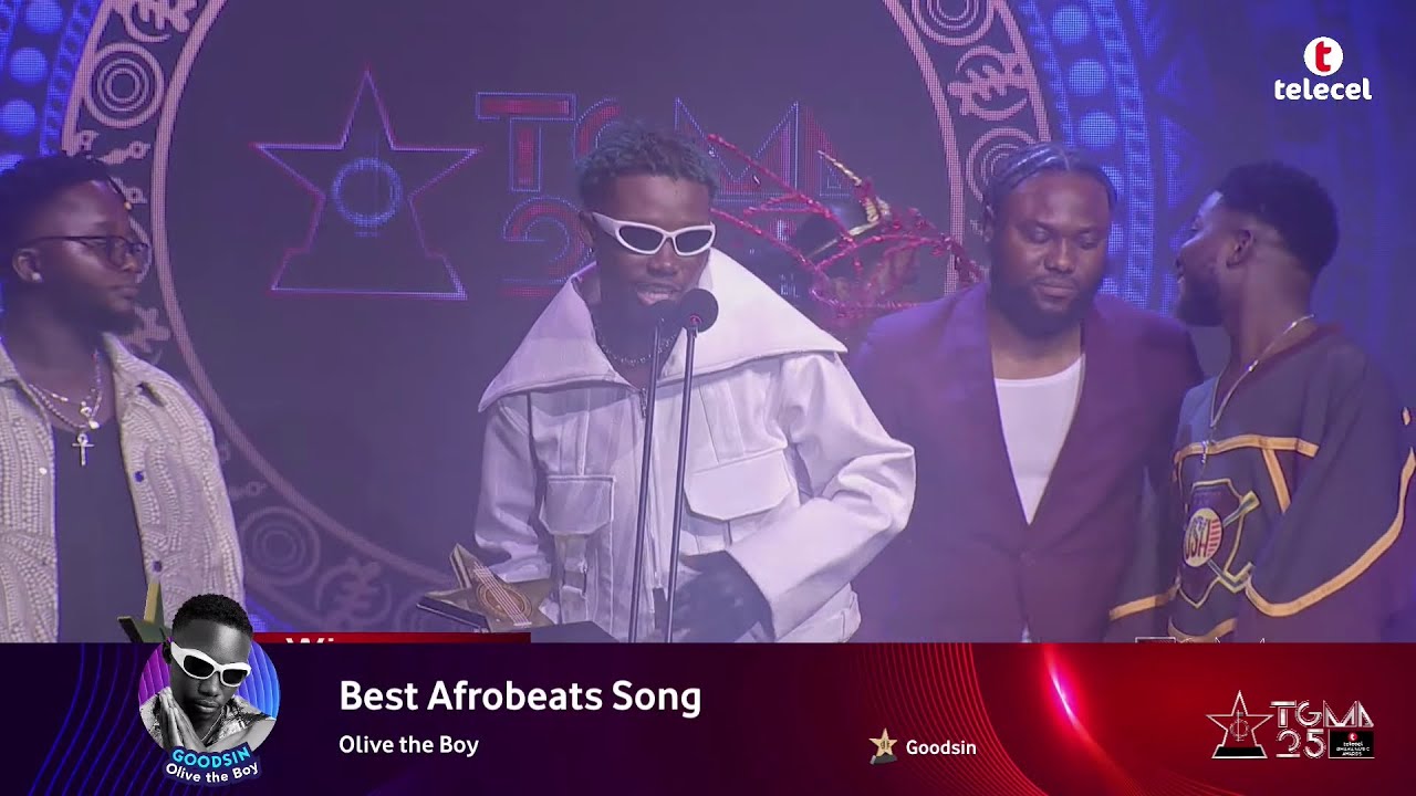 Olivetheboy wins his first Ghana Music Awards
