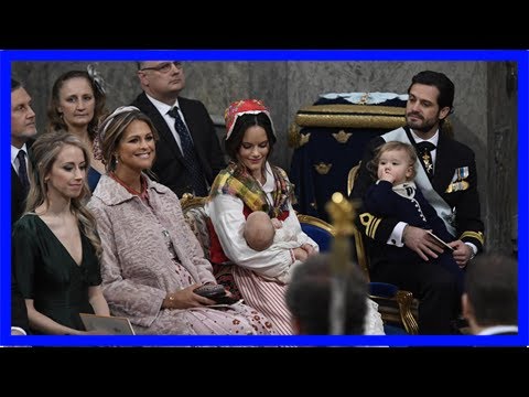 Kolla: här döps prins gabriel