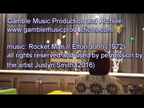 Gamble Music Production and Archive / Justyn Smith sings Rocket Man at Miss Columbia 4/16/16