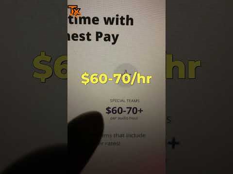 Make 60 -70 Dollars per hour Transcribing 😄 #shorts #short #shortsvideo #shortsyoutube