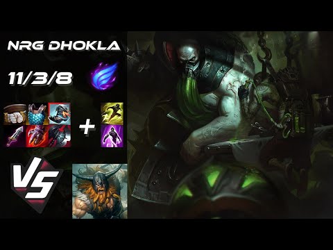 NRG Dhokla TOP Urgot vs Olaf - NA Challenger Patch 25.S2.3