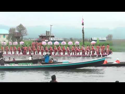 Festival InLe Lake Phaung Daw Oo Pagoda YwarMa PalChaung Good View 18 de outubro de 2023