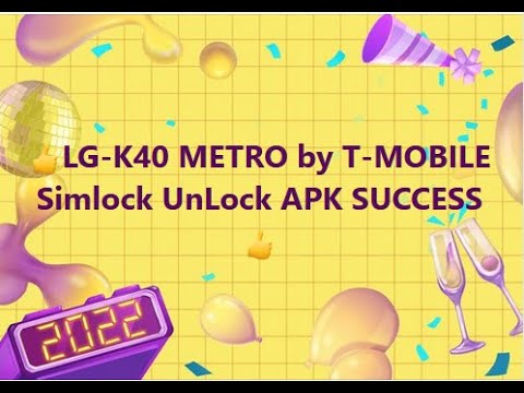 LG-K40 METRO by T-MOBILE Simlock UnLock APK SUCCESS