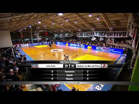 Colo Colo v Quilmes de Mar del Plata - Preliminary - Live Stream - 2015 FIBA Liga Sudamericana