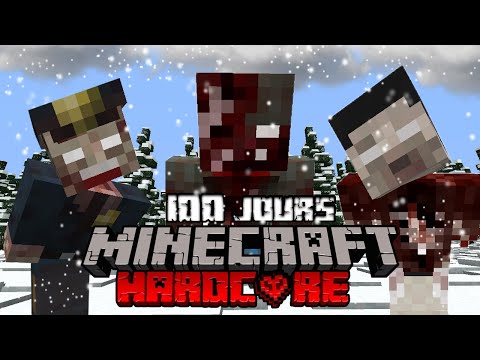 play or die -  100 DAYS in a ZOMBIE APOCALYPSE!🧟|  Minecraft Hardcore
