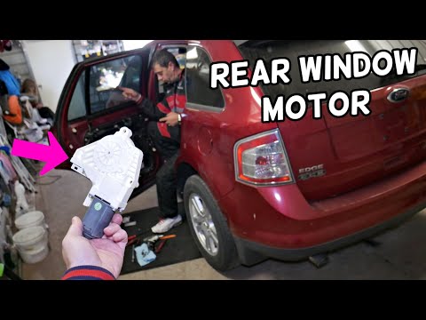 REAR WINDOW MOTOR REMOVAL REPLACEMENT FORD EDGE, LINCOLN MKX