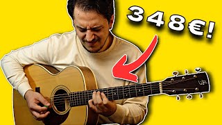 Video thumbnail for Proper Acoustic Guitar under $400?! | Harley Benton Custom Line CLA-28VE WN Review by Krenar Cilku Guitar