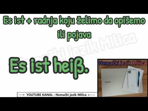 ES U NEMACKOM JEZIKU / laki i jednostavni primeri