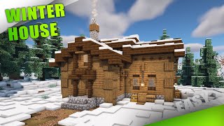 Winter House in Minecraft  |  HOW to MAKE a Minecraft Snowy House - Tutorial