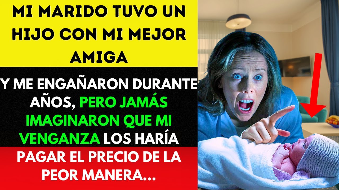 Mi MARIDO tuvo un HIJO con mi MEJOR AMIGA, pero mi VENGANZA los DEJÓ  EN SHOCK.....