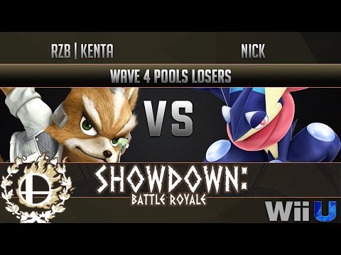 Showdown Battle Royale WAVE 4 POOLS LOSERS - RZB | Kenta (Fox) vs Nick (Greninja)