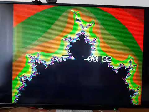 First run of my GIGATRON TTL computer: Mandelbrot