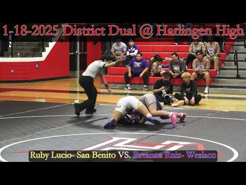 1-18-2025_3- Ruby Lucio- San Benito VS. Breanna Ruiz- Weslaco
