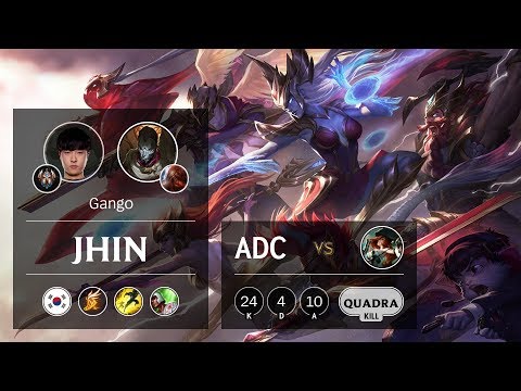 Jhin ADC vs Miss Fortune - KR Challenger Patch 9.24