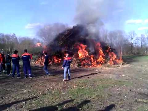 Osterfeuer 2012 in Burlage