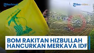 IDF Alami Kerugian, Bom Rakitan yang Ditanam Hizbullah Meledak & Hancurkan 4 Tank Merkava Israel