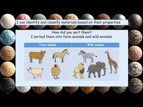 Year 1 Science Lesson 6 sorting materials