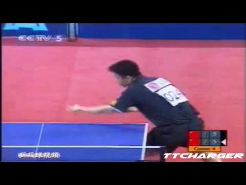 Greek Open 2004: Ma Lin vs. Wang Hao