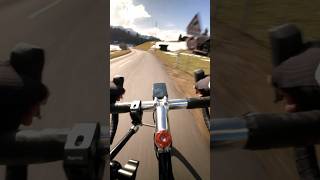 Sunny Winter Descent in Switzerland #cyclinginswitzerland #cyclingpov #wintercycling