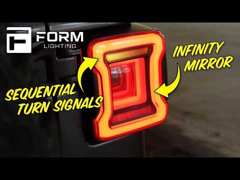 Infinity Mirror & Sequential Turns! A Better JL Tail Light Upgrade by FORM Lighting