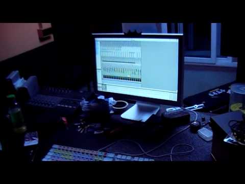 The Razorbax - In The Studio - Leigh's 1st take of the Shot-Down Solo...