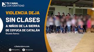 Violencia deja sin clases a niños de la sierra de Coyuca de Catalán