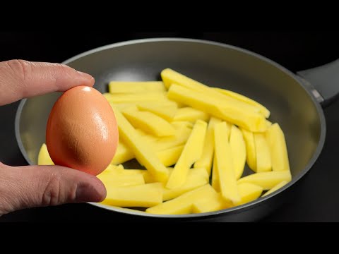 Just 1 potato and 1 egg! Quick and easy potato recipe! Ready to eat every day!
