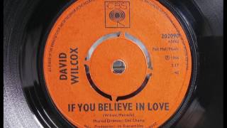 DAVID WILCOX - If You Believe In Love - CBS 202090 - UK 1966 Northern Soul Dancer Des Champ