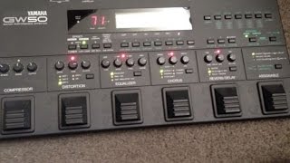 Video thumbnail for Yamaha GW-50 - One of the rarest and most interesting multi effects pedals by Gearfacts