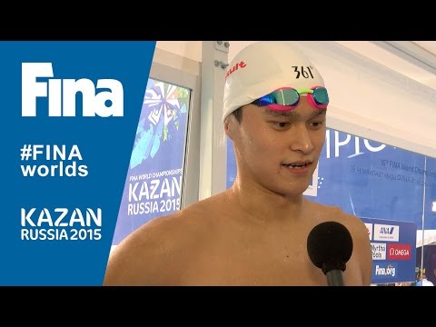 Yang Sun: winner of Men's 400m Freestyle in Kazan (RUS)
