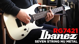 Video thumbnail for Ibanez RG7421 MIJ - Seven String Nu Metal by Alex Chichikailo