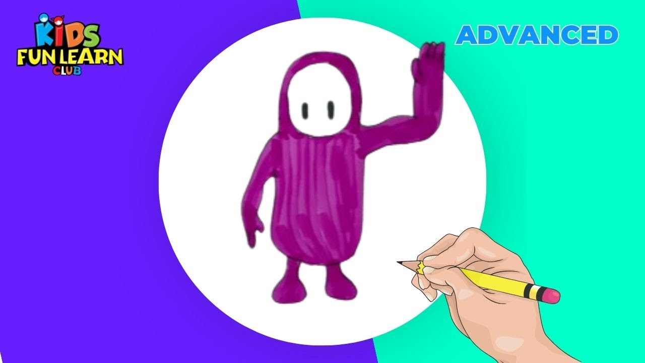 How To Draw Fall Guys: Ultimate Knockout | Tutorial For KIDS