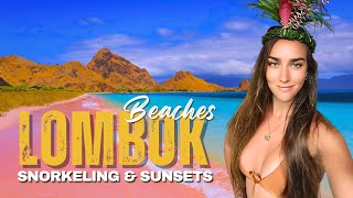 Travel vlog - DAY TRIPS FROM KUTA LOMBOK: Pink Beach, Areguling Beach, Bukit Merese Sunset