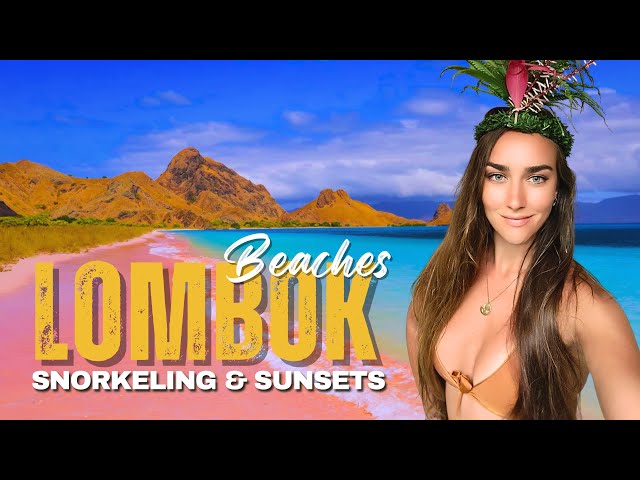 Travel vlog - DAY TRIPS FROM KUTA LOMBOK: Pink Beach, Areguling Beach, Bukit Merese Sunset