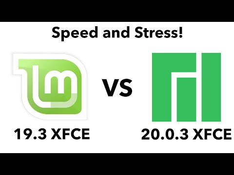 Linux Mint 19.3 XFCE vs Manjaro 20.0.3 XFCE - Speed and Stress!
