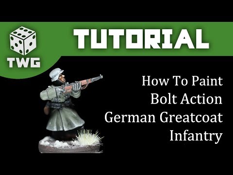 How To Paint German Winter Infantry (Greatcoat) - Bolt Action Tutorial