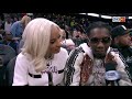 Cardi B and Offset give funny interview at Atlanta Hawks game