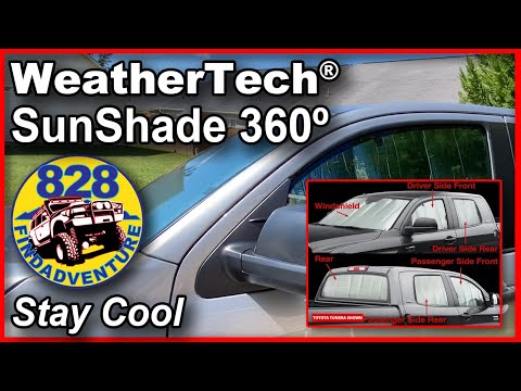 WeatherTech SunShade 360º Toyota Tundra full size truck.