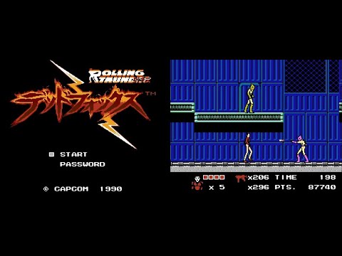 Rolling Thunder (Hack of Code Name Viper) NES -  Walkthrough