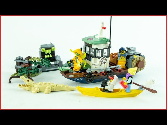 LEGO HIDDEN SIDE 70419 Wrecked Shrimp Boat Construction Toy - UNBOXING