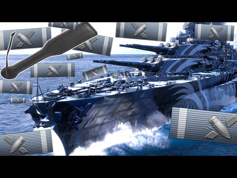 Fat Lady Vermont spanking some A55 (300K) // World of Warships
