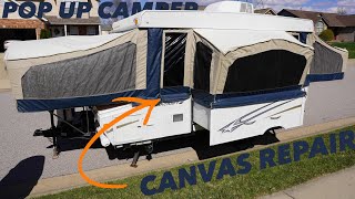Pop Up Camper Canvas, Vinyl, & Screen Repair | Tips for Fixing & Patching Holes, Tears, & Rips!