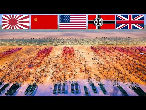 Every MODERN ARMY vs 6,000,000 Aliens, Predators & Zombies - Ultimate Epic Battle Simulator 2