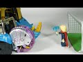 DX Gao King Combine With Gao Rhino And Gao Armadillo Review VS Mini Thor Football Match