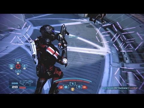 Mass Effect 3 - N7 Paladin Sentinel Build with Hurricane/Scorpion (Gold/Reapers)